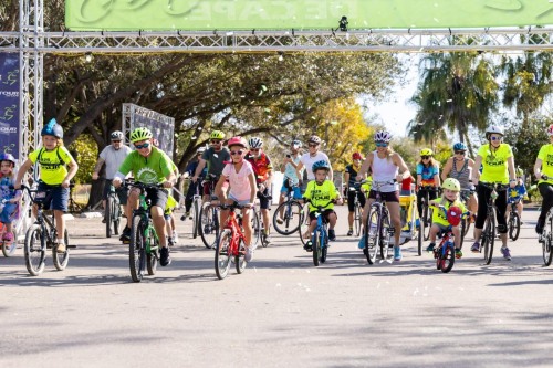 Cyclists get ready for their bike tours at the 35th Annual Tour De Cape in 2026. 